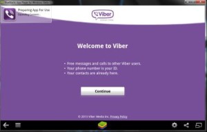 viber screen